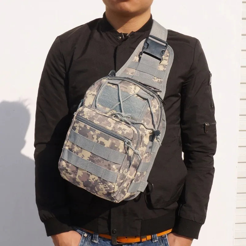 Tactical Shoulder Backpack Rover EDC Outdoor CCW Sling Bag Waterproof Hiking Camping Pack Concealed Range Bag Hunting Daypack