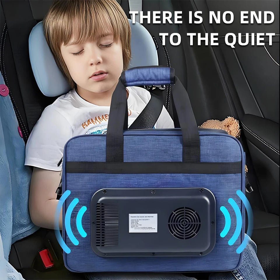 25L Portable Foldable Car Refrigerator Semiconductor Electricity Cooling Heating Car Home Dual-use Picnic Camping Essentials