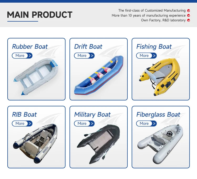 Water Sports Boat Inflatable Raft Boat Fishing Whitewater Rowing Boats For White Water