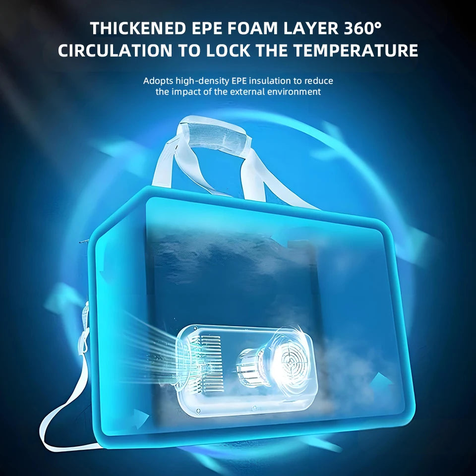 25L Portable Foldable Car Refrigerator Semiconductor Electricity Cooling Heating Car Home Dual-use Picnic Camping Essentials