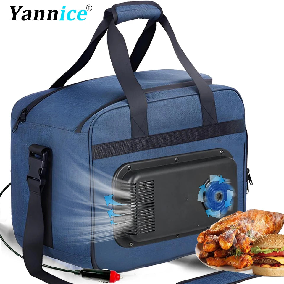 25L Portable Foldable Car Refrigerator Semiconductor Electricity Cooling Heating Car Home Dual-use Picnic Camping Essentials