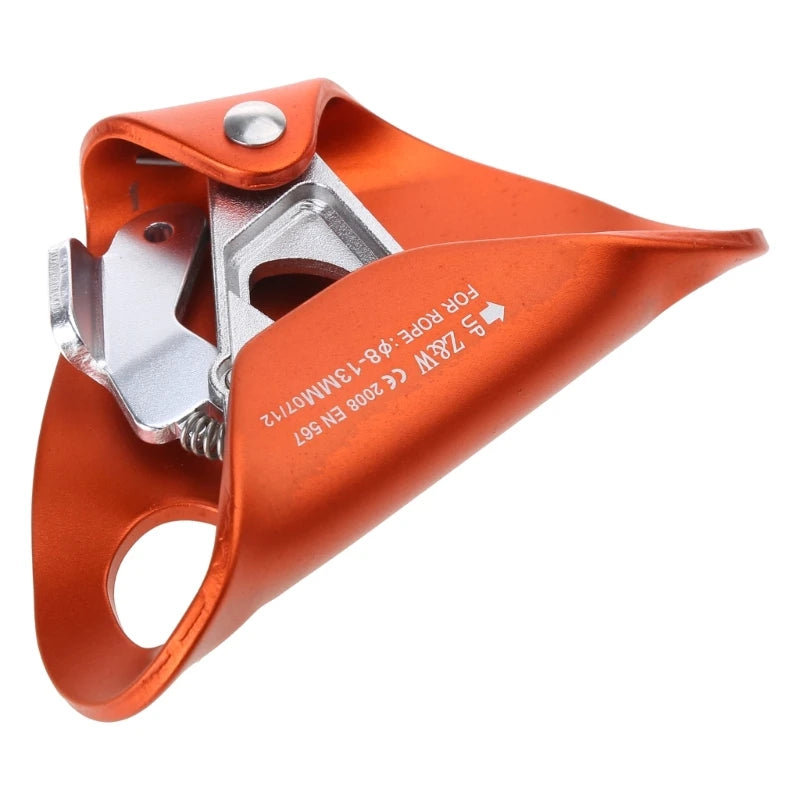 Outdoor Camping Rock Climbing Chest Ascender Safety Rope Ascending Anti Fall Off Survival Vertical Rope Climbing Equipment